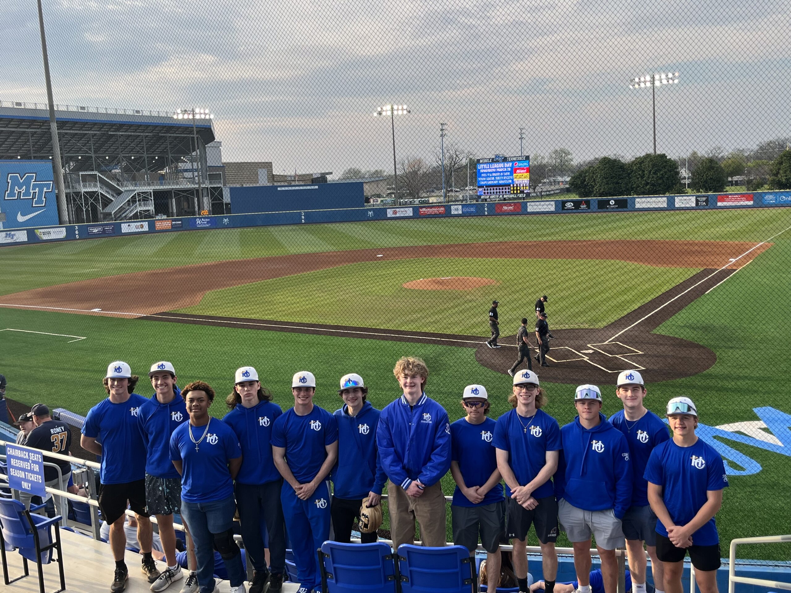 Heritage Christian Baseball team moment