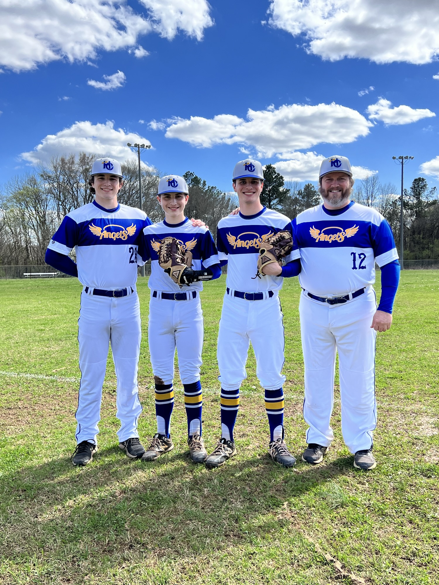 Coach Clay with his baseball boys